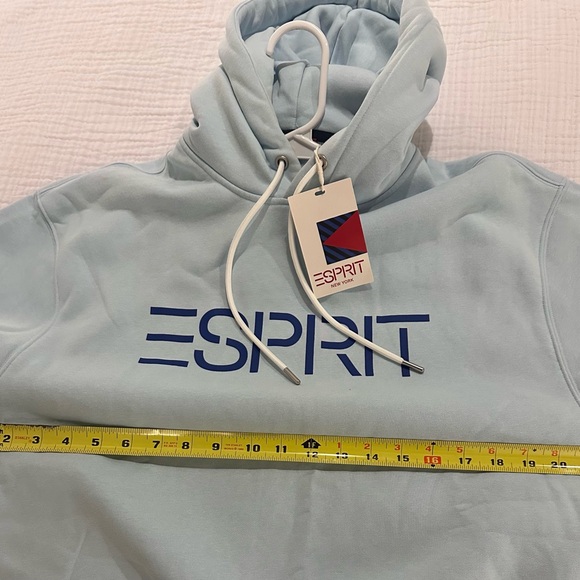 ESPRIT cotton fleece hooded logo sweatshirt
NEW WITH TAGS SIZE S US - Picture 8 of 9